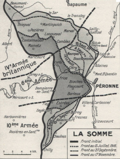L’autre grande bataille de 1916 : la Somme