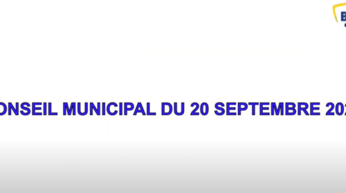 Conseil Municipal du 20 Septembre 2022