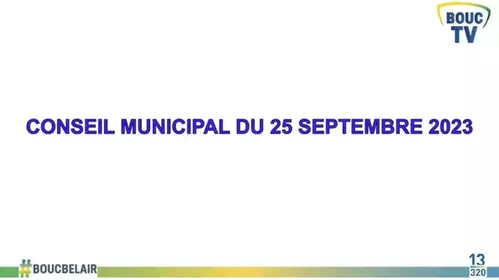 Conseil Municipal du 25 Septembre 2023