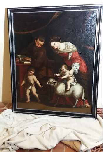 Sainte Famille avec Saint Jean Baptiste