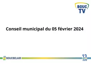 Conseil Municipal du 05 Février 2024