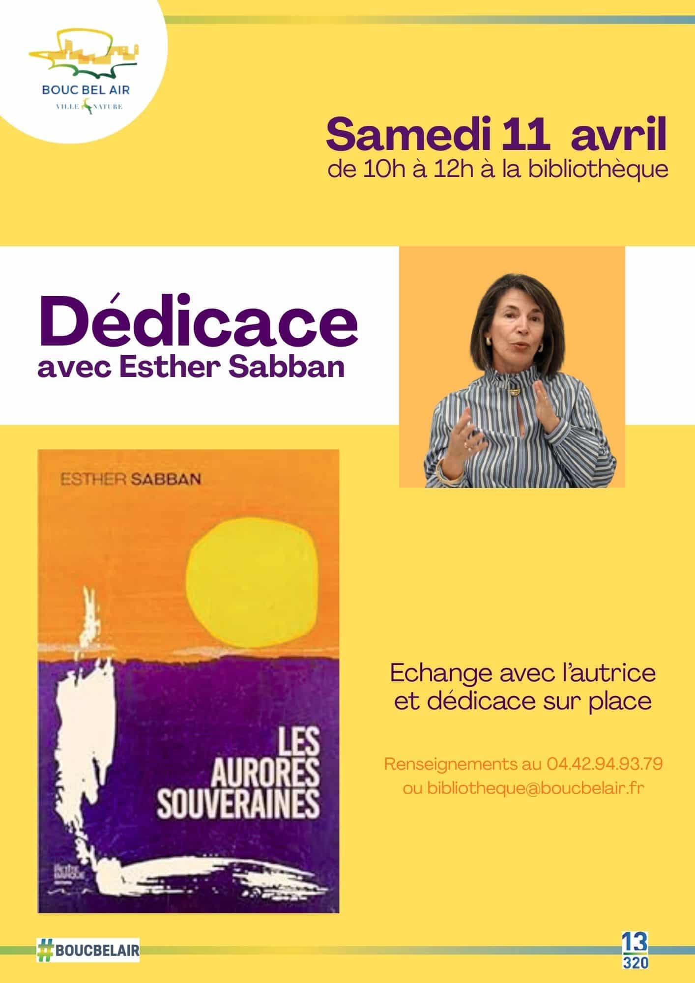 Dédicace Esther Sabban (1)