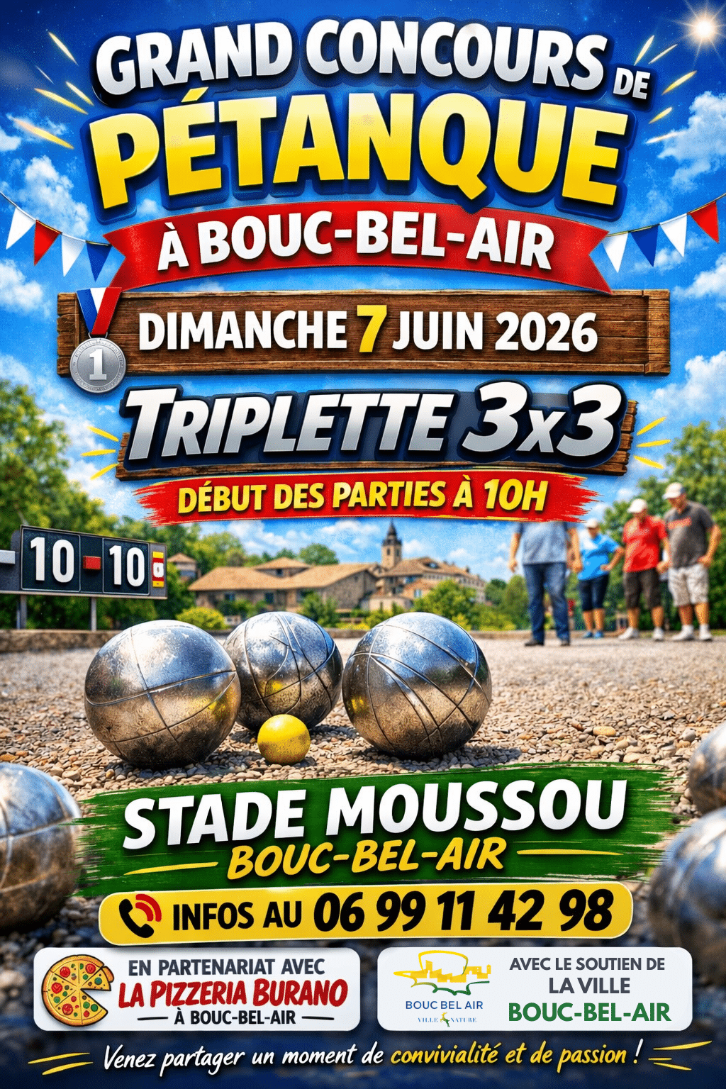 Concours de pétanque