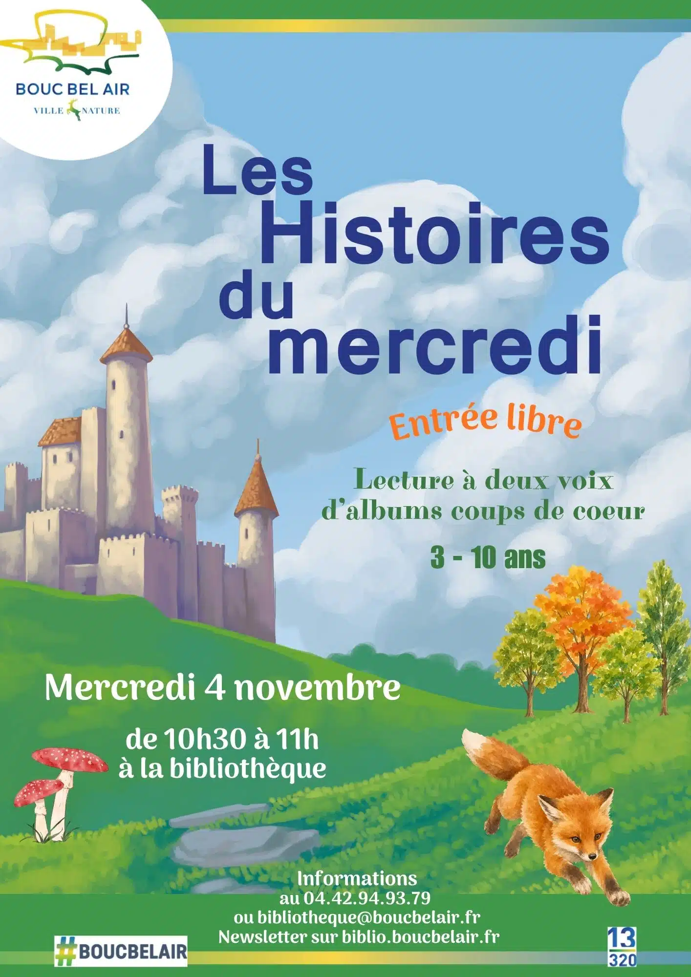 Affiche Les histoires du mercredi, novembre 2026