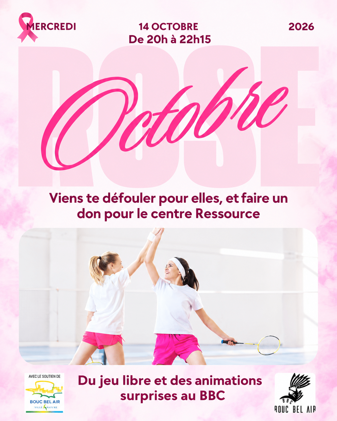 OCTOBRE ROSE BBC 14 oct 26 adultes
